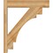 Ekena Millwork Merced Block Rough Sawn Outlooker, Western Red Cedar, 6"W x 26"D x 30"H OUT06X26X30MRC05RWR - alternate 4